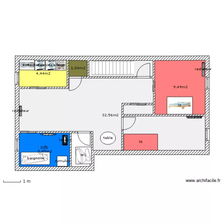 appartement 2 eme etage. Plan de appartement 2 eme etage. Plan de