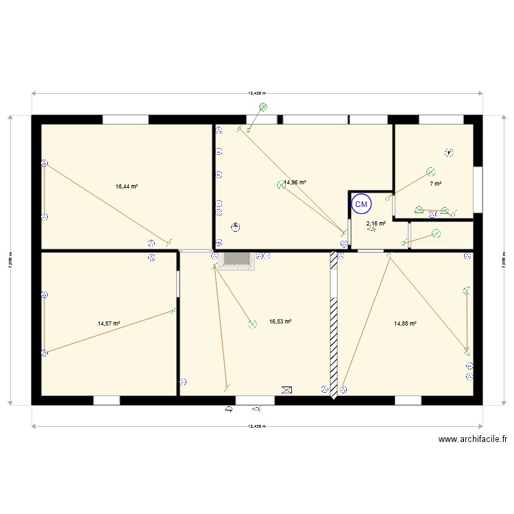 plan elec. Plan de 0 pièce et 0 m2