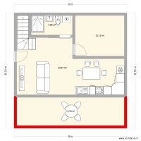 maison 65m² avec mezzanine