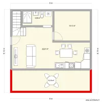 maison 65m&sup2; avec mezzanine