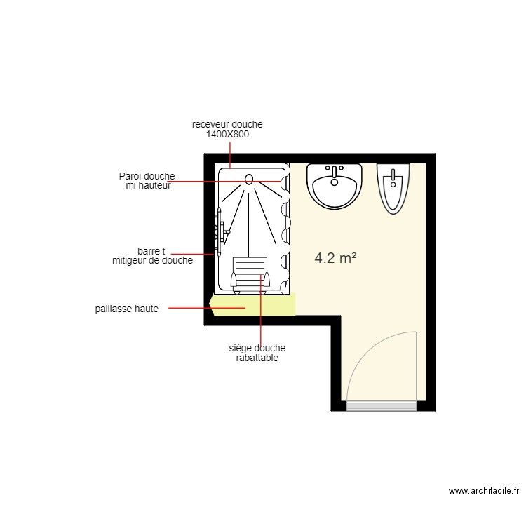 KAKOU. Plan de 0 pièce et 0 m2