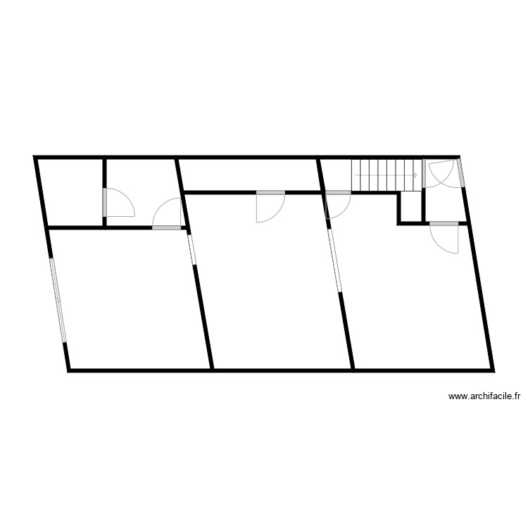 1er &eacute;tage. Plan de 0 pièce et 0 m2