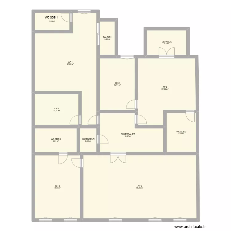 1er etage graulhet 2023. Plan de 1er etage graulhet 2023. Plan de