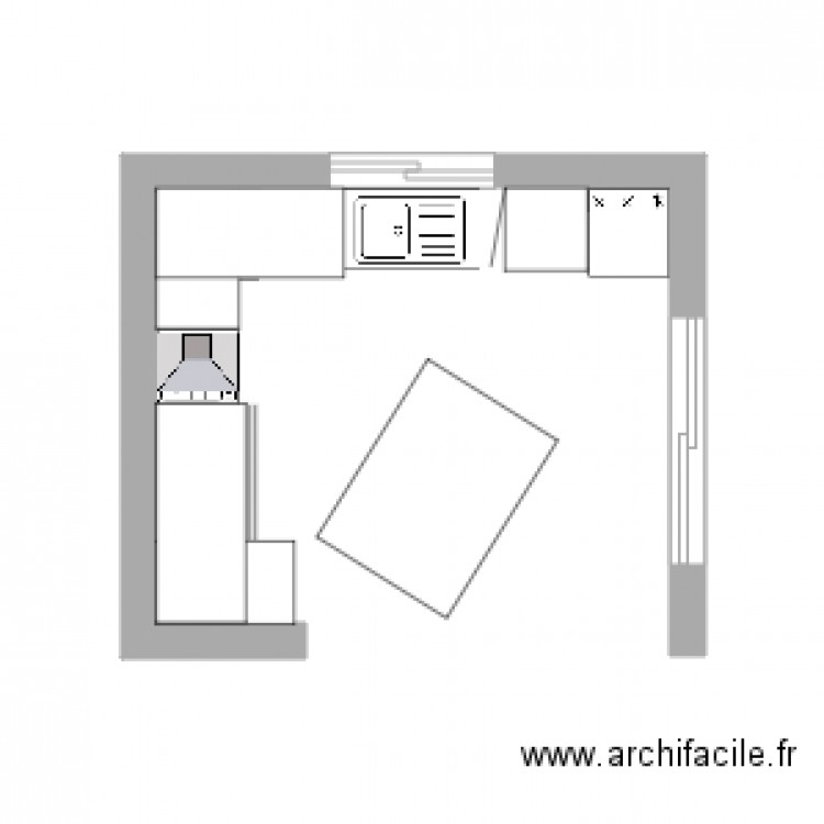 cuisineilot. Plan de 0 pièce et 0 m2