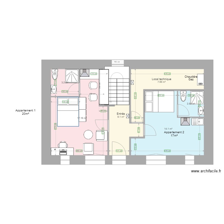 Nantes RDC Aménagement 2. Plan de 0 pièce et 0 m2