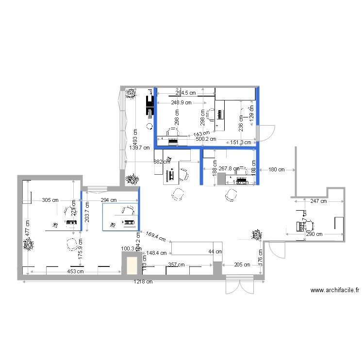 BUREAU MOQUETTE BUREAU DEFINITIF 03092019. Plan de 0 pièce et 0 m2