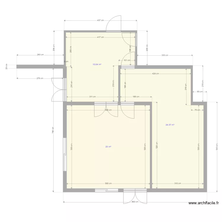 Mazerolles 000. Plan de 