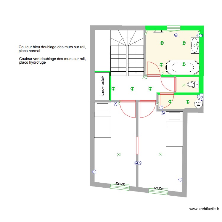1er étage Barr projet Barr . Plan de 0 pièce et 0 m2