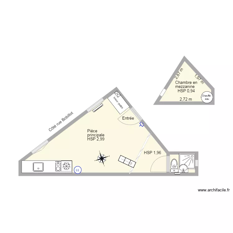 36 Bobillot. Plan de 
