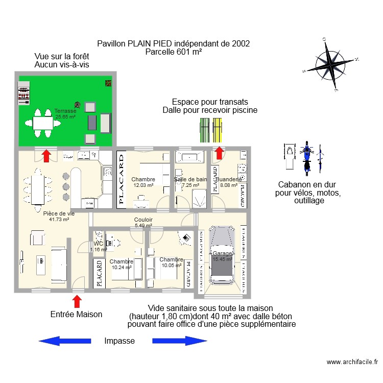 PIERSON. Plan de 0 pièce et 0 m2