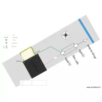 plan garage eau usé