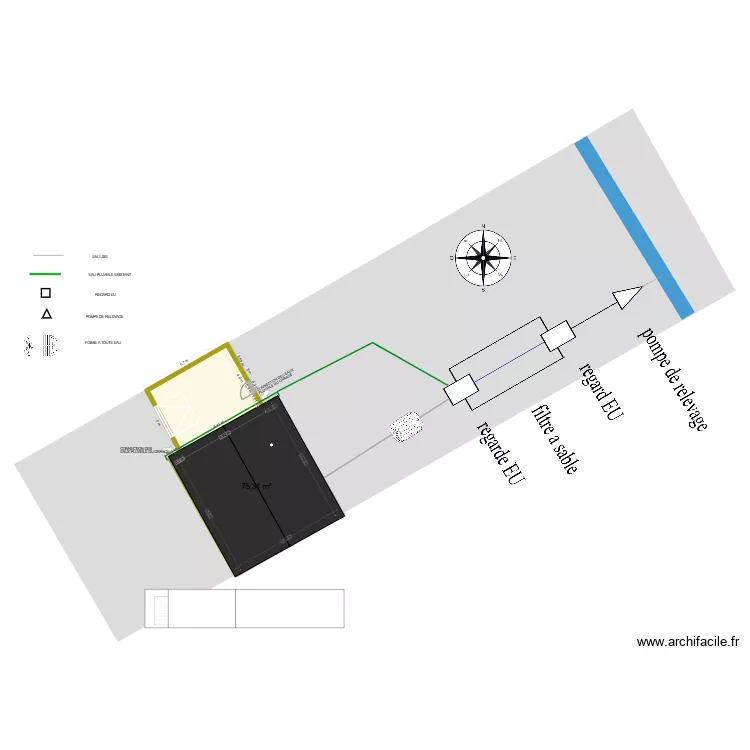 plan garage eau usé. Plan de 2 et 106 m² plan garage eau usé. Plan de 2 et 106 m²