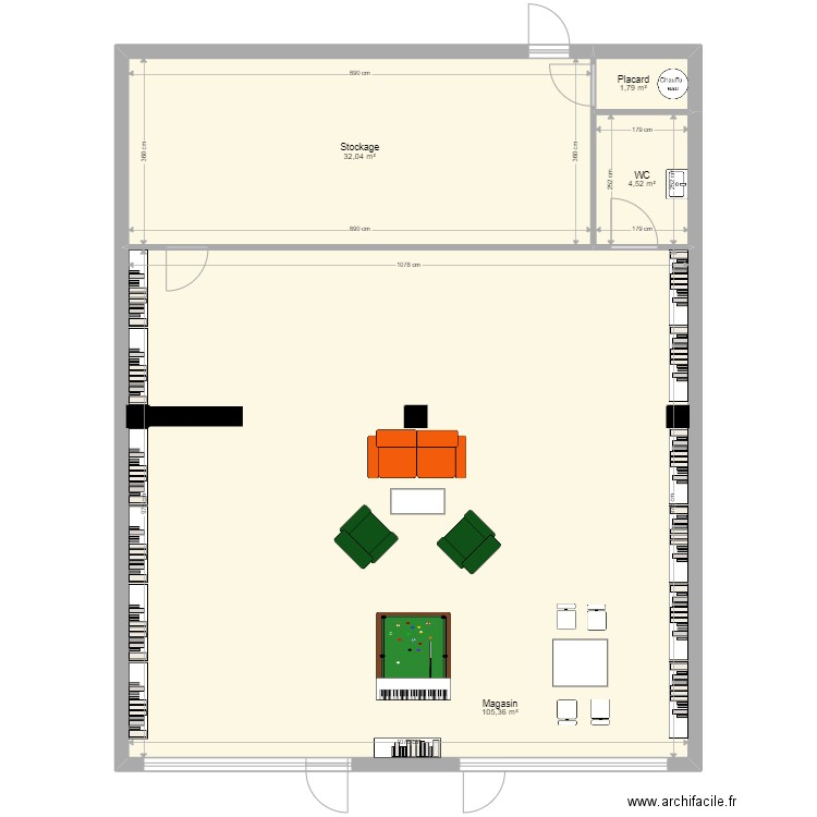 Projet SP. Plan de 0 pièce et 0 m2