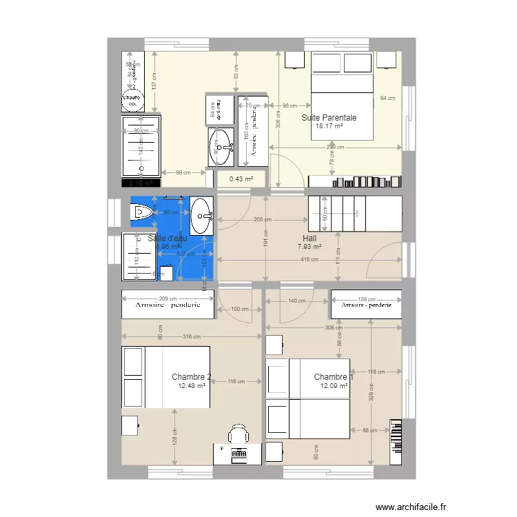 LONG R1 MESURES. Plan de 
