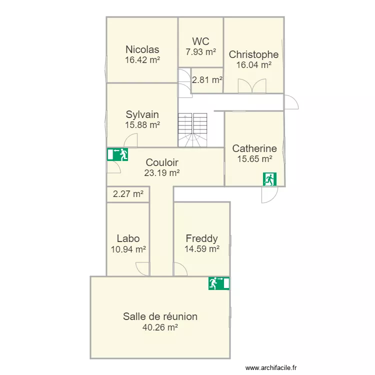 Bureau FAY. Plan de Bureau FAY. Plan de