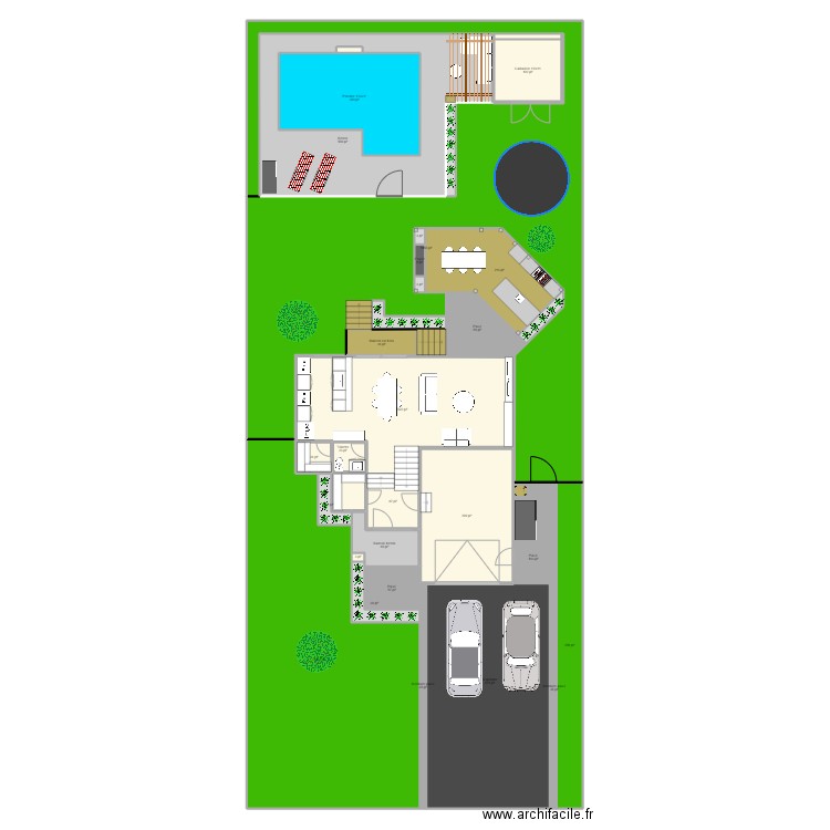 828 Madrigal extérieur mars 2022 - 12x22. Plan de 32 pièces et 620 m2