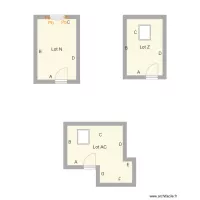 Croquis BAILLY Annexes 3 et 4&egrave;me Etages