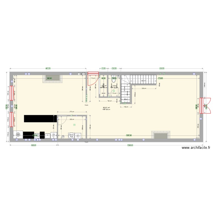 appartement 3 Menuiserie . Plan de 0 pièce et 0 m2