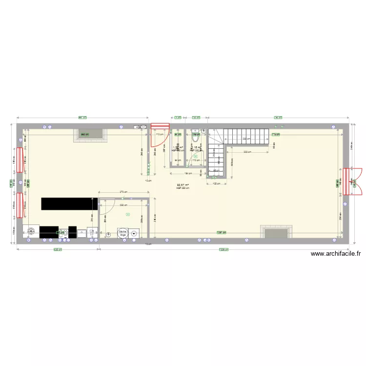 appartement 3 Menuiserie . Plan de 