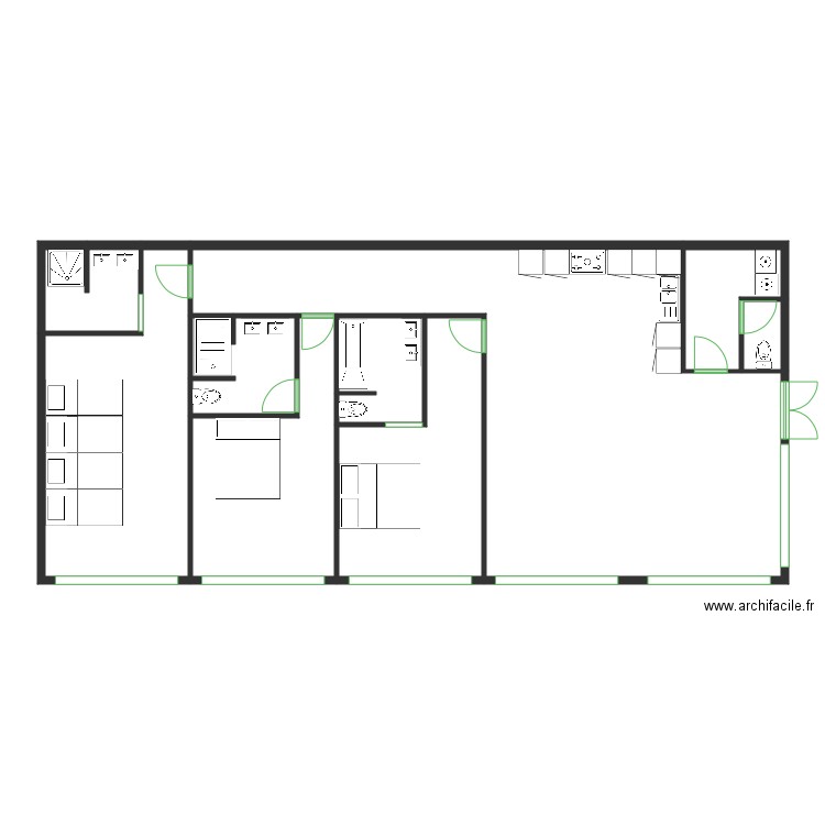 MAISON PLUS PETITE. Plan de 0 pièce et 0 m2