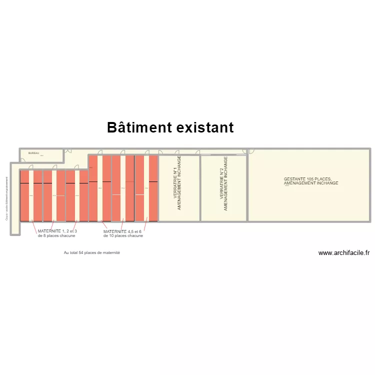 Mater Bief du Fourg avant travaux permis. Plan de 