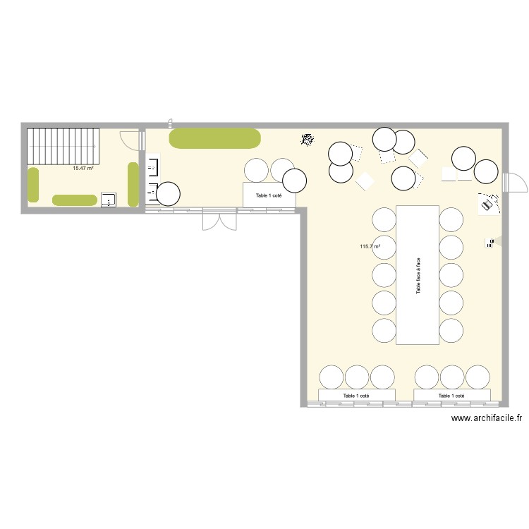 Salle arts plastiques 005. Plan de 0 pièce et 0 m2