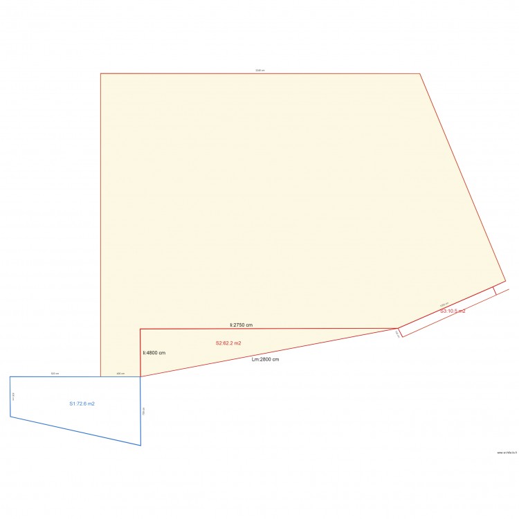 Mesurage contradictoire. Plan de 0 pièce et 0 m2