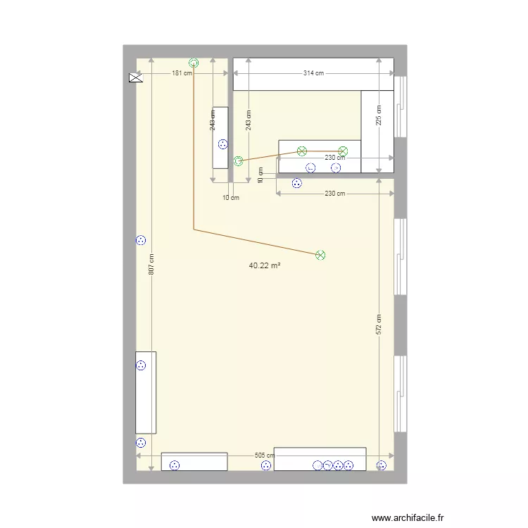 elec rdc. Plan de 0 pièce et 0 m2