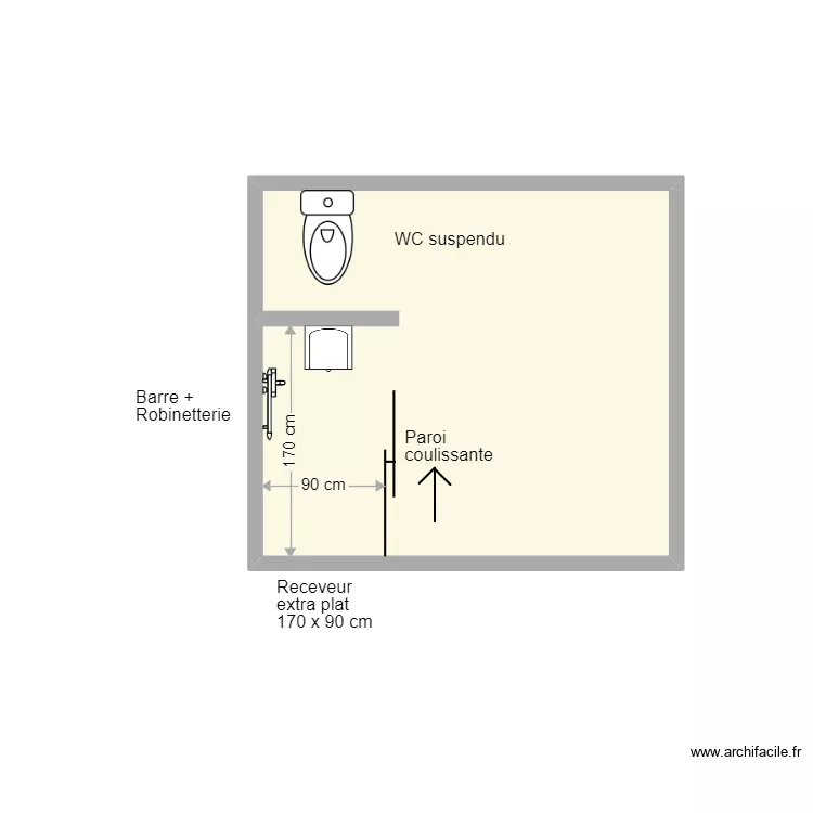 Paillard SDB projet. Plan de Paillard SDB projet. Plan de