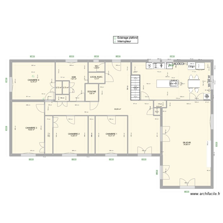 CHALET_ARFEUILLE_AMENAGEMENT_CUISINE_20230309. Plan de 0 pièce et 0 m2