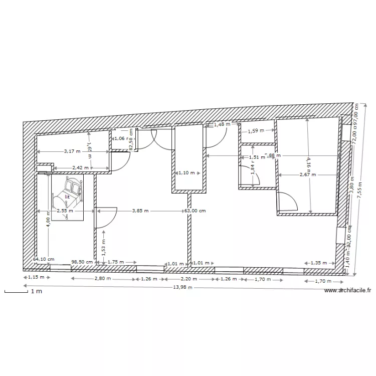  1  Etage. Plan de 