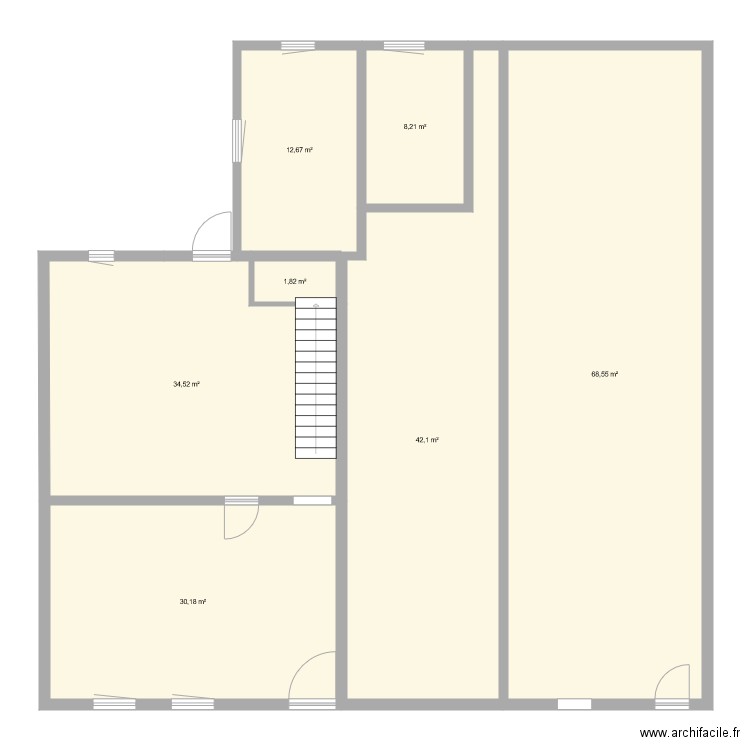 Maison hoste modif 1. Plan de 0 pièce et 0 m2