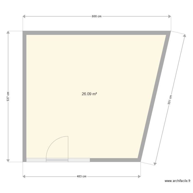 rbnb rdc. Plan de 0 pièce et 0 m2