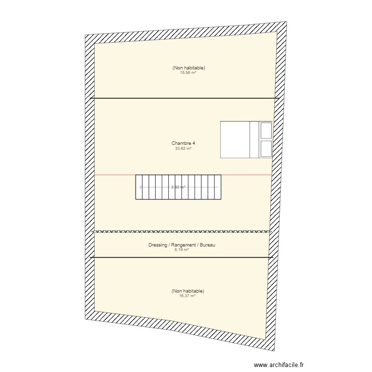 SCI INES Projet 1 appart Faisa 2. Plan de 0 pièce et 0 m2