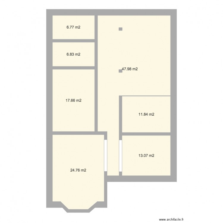 laine rdc. Plan de 0 pièce et 0 m2