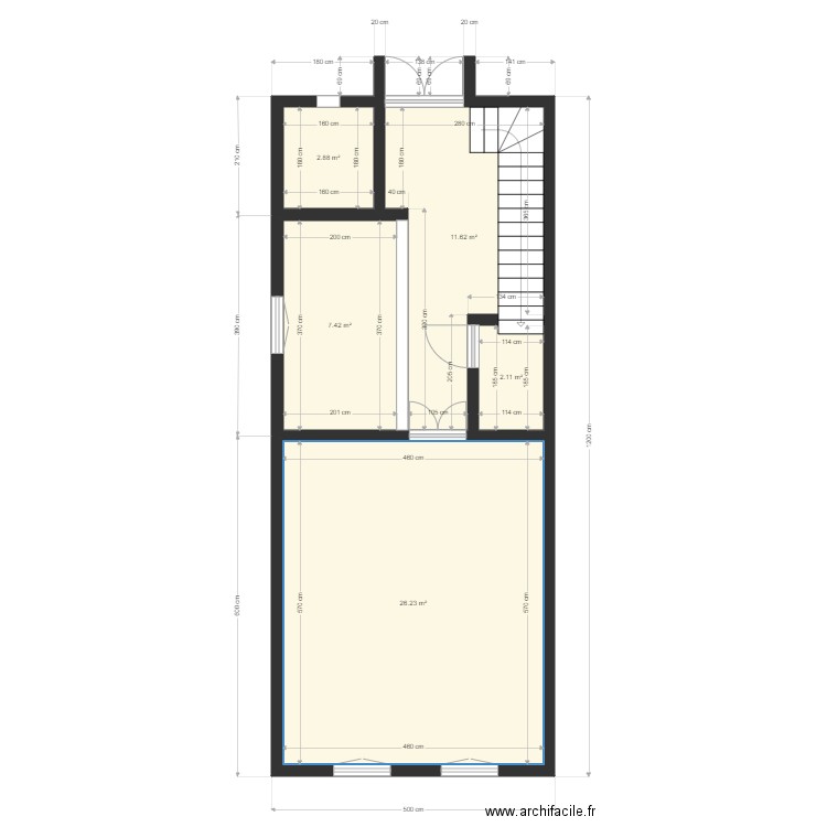 26893211 Etage 0 12x5m. Plan de 0 pièce et 0 m2