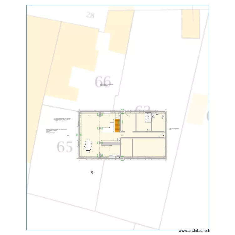 rez de chauss&eacute;e2. Plan de 