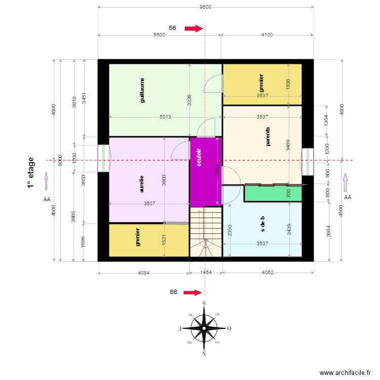 plan interieur 2. Plan de 0 pièce et 0 m2