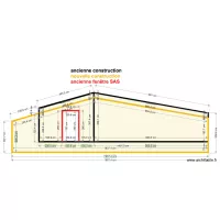 vue pignons en surprojection