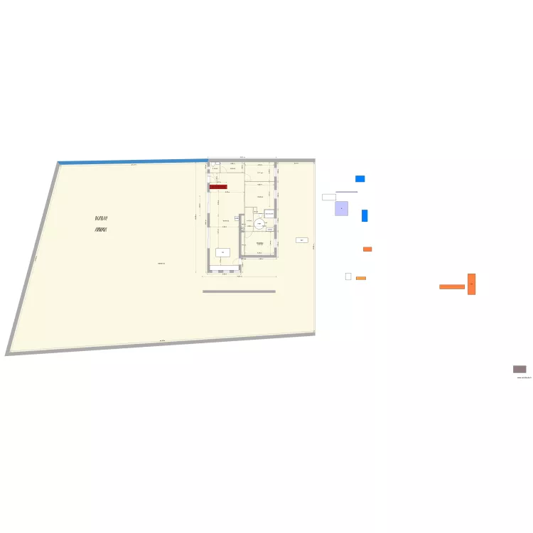 plan mod&egrave;le4444. Plan de 