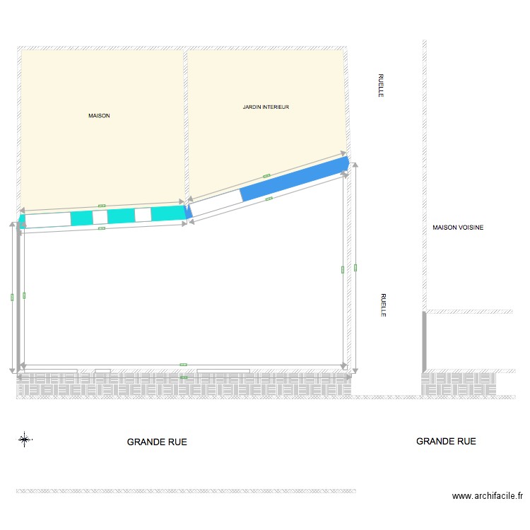 MUR. Plan de 0 pièce et 0 m2