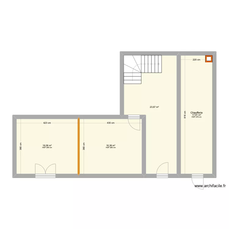 Pechoux. Plan de 