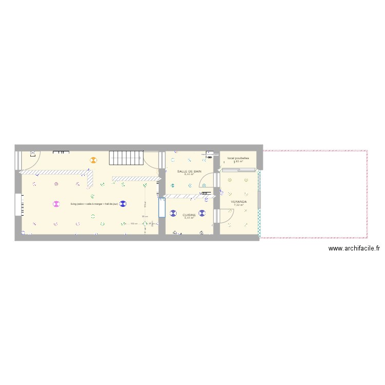 MODIFS20212022électrique. Plan de 0 pièce et 0 m2