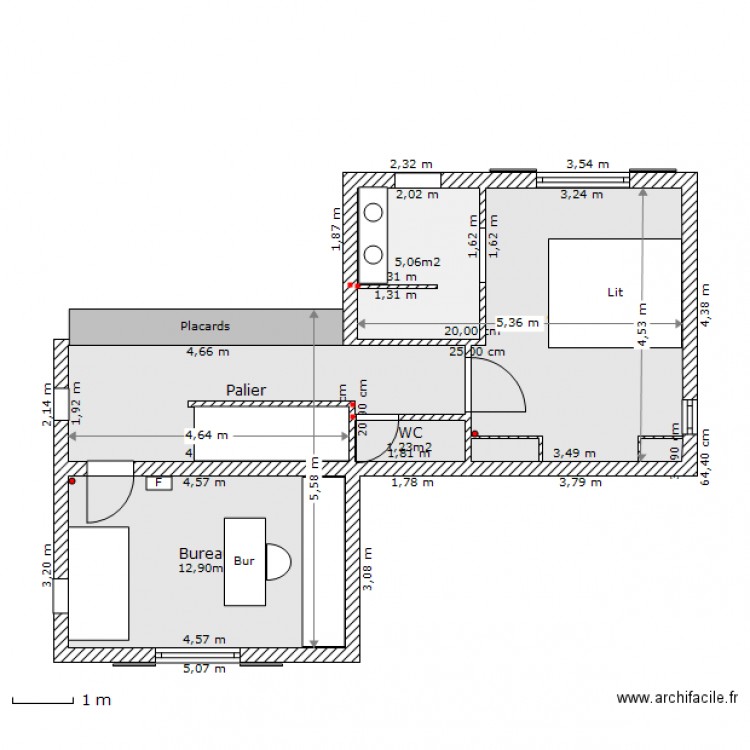 New Etage. Plan de 0 pièce et 0 m2