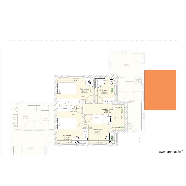 virginie projet 2. Plan de 0 pièce et 0 m2