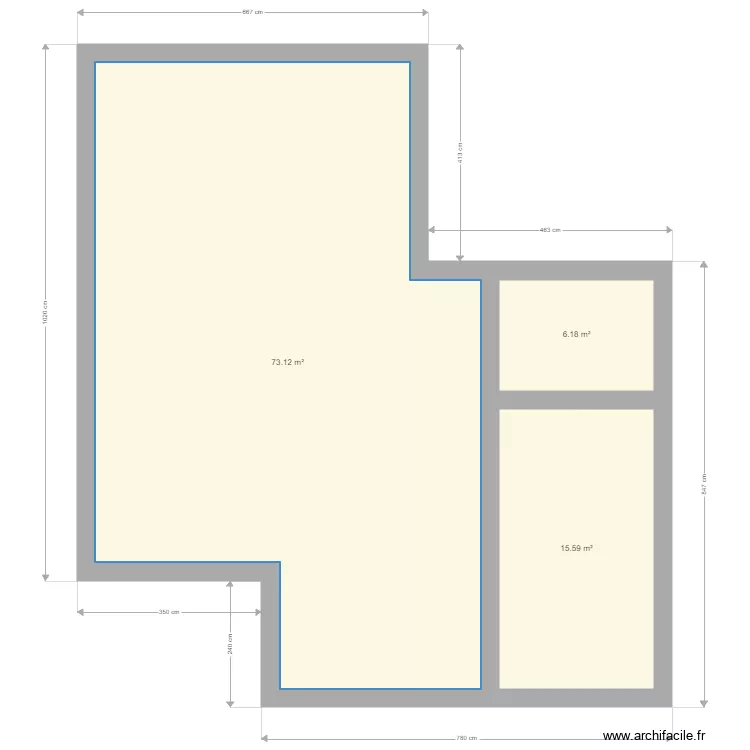 projet fou. Plan de 