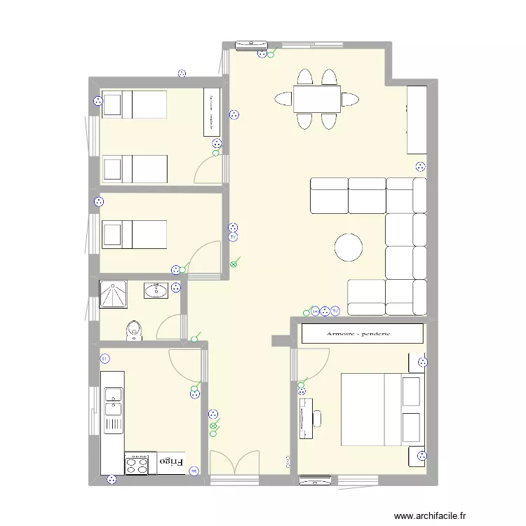 maison1. Plan de 