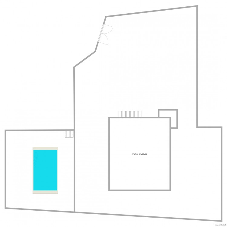 plan de masse barthelemy. Plan de 0 pièce et 0 m2