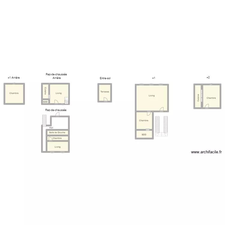 Brusselstraat . Plan de 