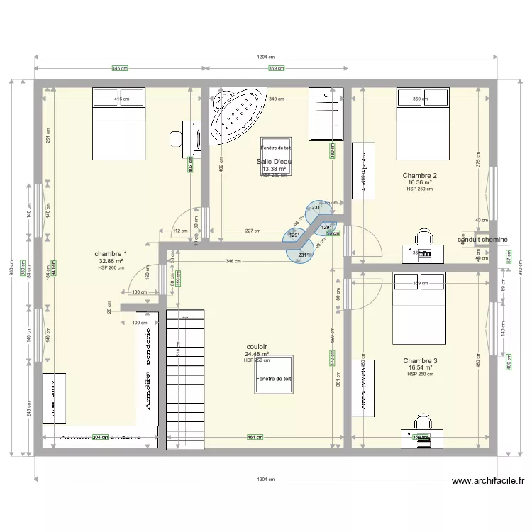 1er étage 2. Plan de 1er étage 2. Plan de
